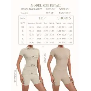 Trendy Queen 2 Piece Workout Sets Women Two Piece Summer Outfits 2024 Loungewear Vacation Tops Biker Shorts Leggings Y2k Clothes Matching Clothing Tracksuits, Medium, Black