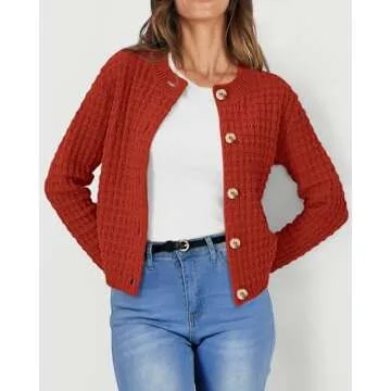 Stylish PRETTYGARDEN Women's Casual Knit Cardigans
