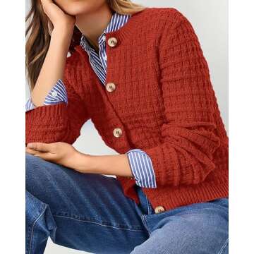 Stylish PRETTYGARDEN Women's Casual Knit Cardigans