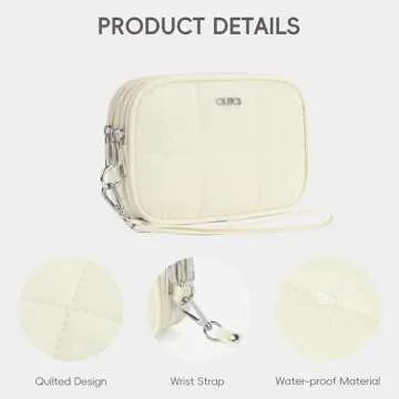 CLUCI Large Capacity Women's Wristlet Wallet - Stylish & Functional