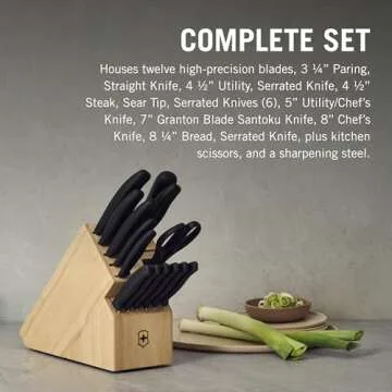 Victorinox Swiss Classic 15-Piece Knife Block Set