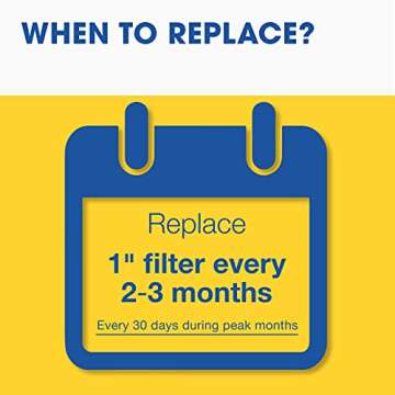 Aerostar 14x25x1 MERV 13 Pleated Air Filter, AC Furnace Air Filter, 6 Pack (Actual Size: 13 1/2" x 24 1/2" x 3/4")