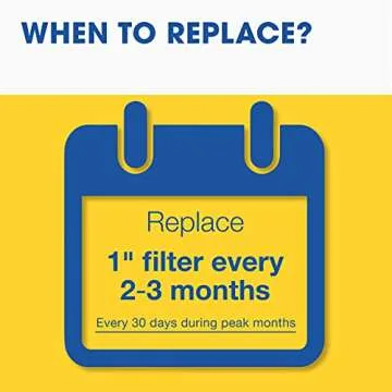 Aerostar 14x25x1 MERV 13 Pleated Air Filter, AC Furnace Air Filter, 6 Pack (Actual Size: 13 1/2" x 24 1/2" x 3/4")