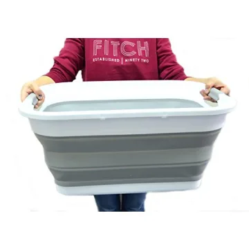 SAMMART 41L Foldable Laundry Basket BPA Free Space Saving