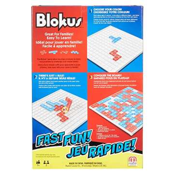 Blokus Game by Mattel - Family Strategy Fun for Everyone