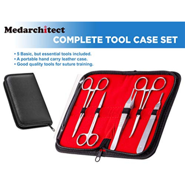 Medarchitect Suture Practice Kit for Medical Students - 30 Pieces