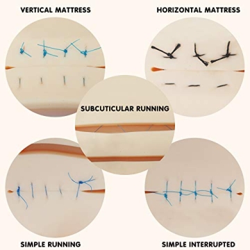 Medarchitect Suture Practice Kit for Medical Students - 30 Pieces