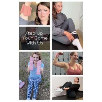 kure.fit Adjustable Wrist & Ankle Weights Set - 1lb Pairs | Versatile for Yoga, Walking, Running, Ba...