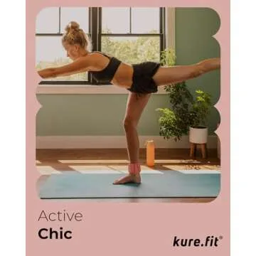 kure.fit Adjustable Wrist & Ankle Weights Set - 1lb Pairs | Versatile for Yoga, Walking, Running, Barre, Pilates, Cardio & Aerobics | Wearable Bracelets for Women & Men | Home & Gym Workouts | Peach