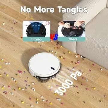 Timnbo Robot Vacuum and Mop Combo for Small Spaces