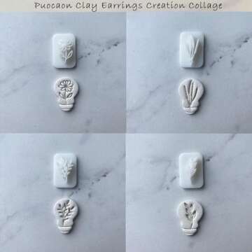 Puocaon Potion Bottle Clay Cutters for Creative Jewelry