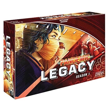 Pandemic Legacy Season 1 Red Edition: Cooperative Board Game for Ages 13+