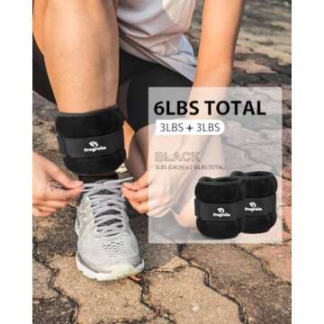 Comfortable Ankle Weights for All Ages and Fitness Levels