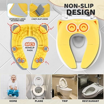 Gimars Travel Potty Training Seat for Toddlers