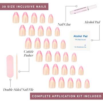 Glamnetic Bubble Gum Glaze Press On Nails Kit
