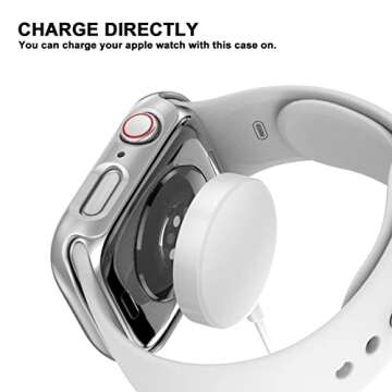 Rontion 6 Pack Hard PC Case for Apple Watch 41mm