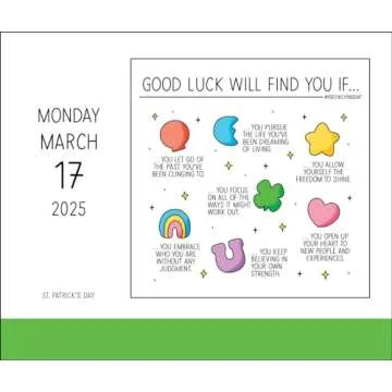 Positively Present 2025 Calendar for Daily Inspiration