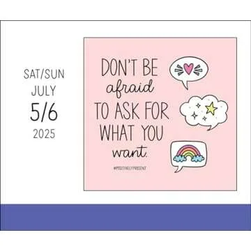 Positively Present 2025 Calendar for Daily Inspiration