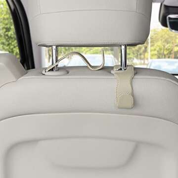 Stylish Car Bag Holder Hooks - AXELECT Headrest Hooks