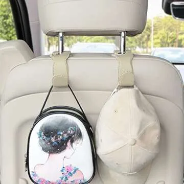 Stylish Car Bag Holder Hooks - AXELECT Headrest Hooks