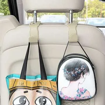 Stylish Car Bag Holder Hooks - AXELECT Headrest Hooks