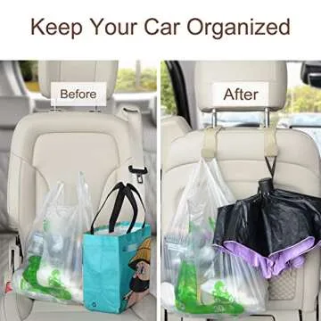 Stylish Car Bag Holder Hooks - AXELECT Headrest Hooks