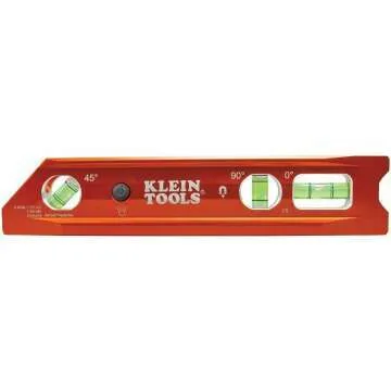 Klein Tools 935RBLT Lighted Torpedo Level & Gauge