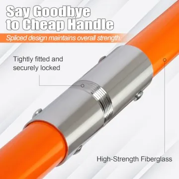 VNIMTI Heavy Duty Snow Shovel for Efficient Snow Clearing