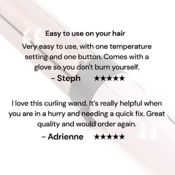 L'ANGE Curling Wand | Professional Quality Hair Styler