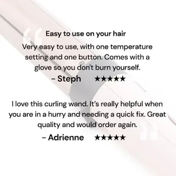 L'ANGE Curling Wand | Professional Quality Hair Styler