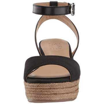 Naturalizer Womens Bryar Black Espadrilles 9 W