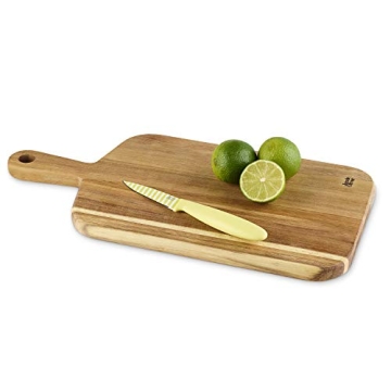 JAMIE OLIVER Acacia Wood Cutting Board Small Ideal for Slicing