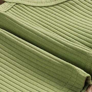 Lefyira 2Pcs Toddler Summer Crop Top & Ripped Jeans