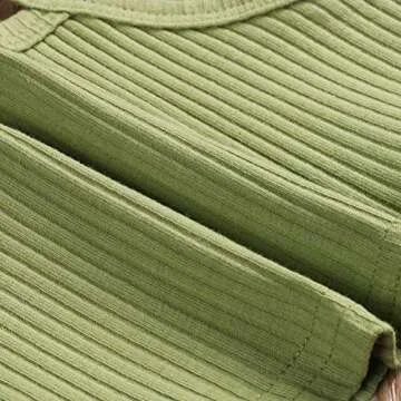 Lefyira 2Pcs Toddler Summer Crop Top & Ripped Jeans