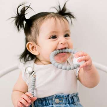 Ryan & Rose Cutie Teether Rattle for Infants