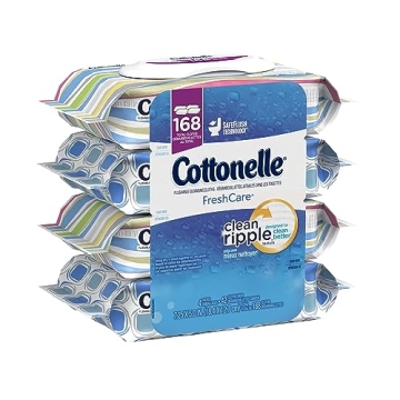 Cottonelle Fresh Care Flushable Cleansing Cloths 168 Sheets