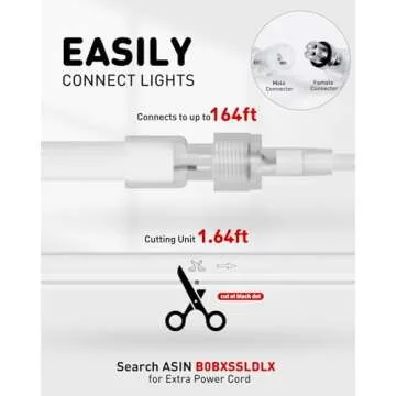 Shine Decor LED Rope Lights - Connectable & Cuttable Neon Strip