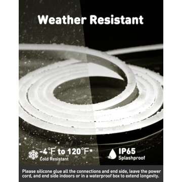 Shine Decor LED Rope Lights - Connectable & Cuttable Neon Strip