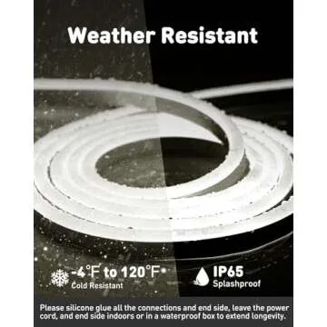 Shine Decor LED Rope Lights - Connectable & Cuttable Neon Strip