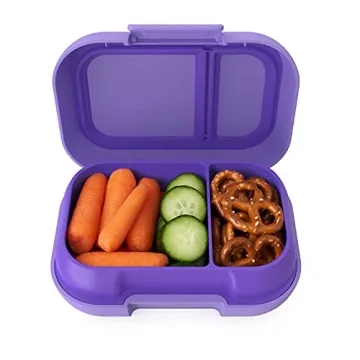 Bentgo Kids Snack Box - 2 Compartment Leak-Proof Bento-Style Container for Snacks and Meals
