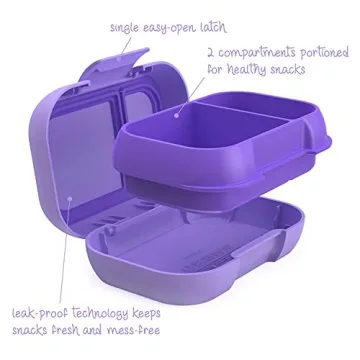 Bentgo Kids Snack Box - Fun, Leak-Proof Design Perfect for Kids