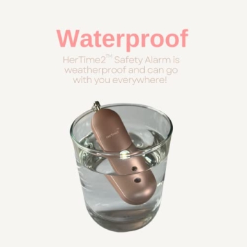 HerTime2® Women's Personal Safety Alarm - Waterproof & Loud
