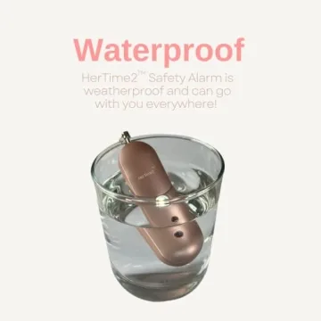 HerTime2® Women's Personal Safety Alarm - Waterproof & Loud