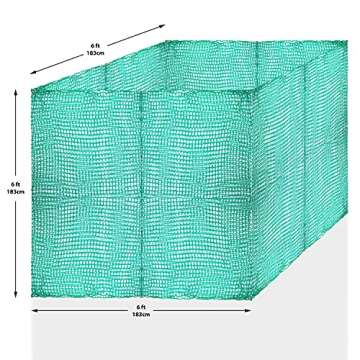 Hampton Rose Co. Durable Round Hay Bale Net for Horses