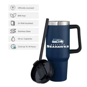 FOCO Seattle Seahawks NFL 40 oz XL Tumbler – Hydrate in Style