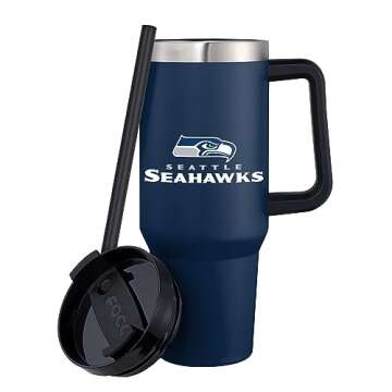 FOCO Seattle Seahawks NFL 40 oz XL Tumbler - Team Color