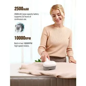 VASSON Fabric Shaver – Rechargeable Lint Remover for All Fabrics