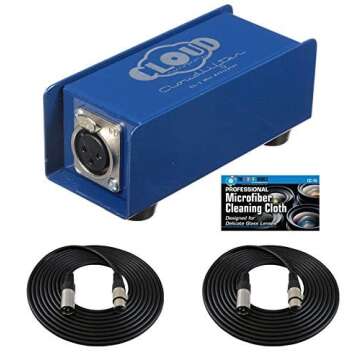 Cloud Microphones Cloudlifter CL-1 Mic Activator + Extra Two (2) XLR Cables Bundle