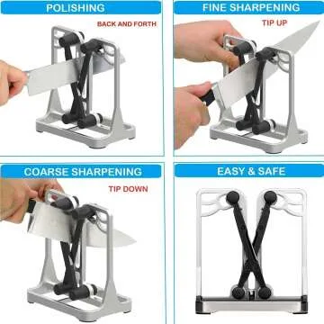 Self-Adjusting Knife Sharpener Tool for Kitchen
