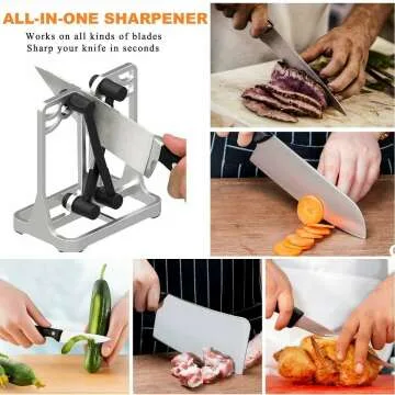 Self-Adjusting Knife Sharpener Tool for Kitchen